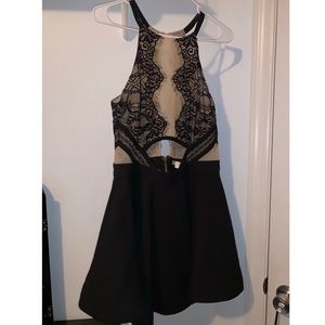 Luxxel fit and flare formal dress